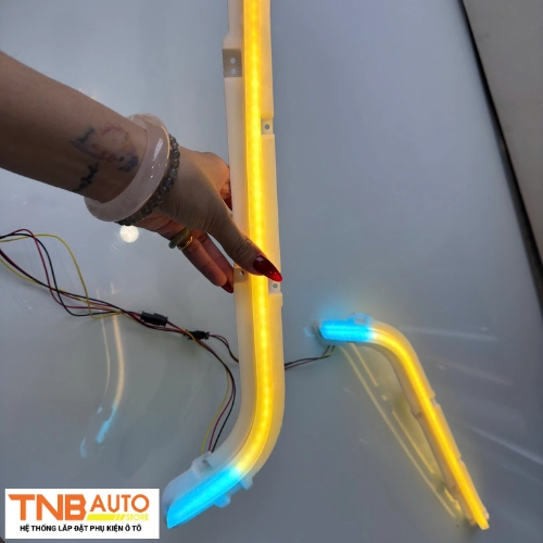 Độ led cánh chim Vinfast Limo Green độc đáo, cắm giắc 100% 5