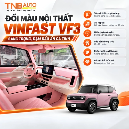 Đổi màu nội thất Vinfast VF3 17