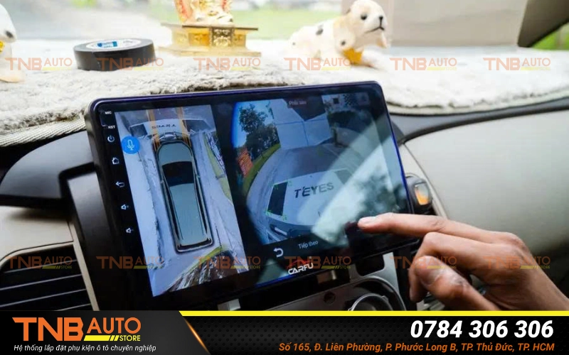 Lắp camera 360 xe Vinfast Limo Green giá rẻ TPHCM 13 TNB Auto lắp camera 360 cho VinFast Limo Green tại TPHCM giá tốt, uy tín