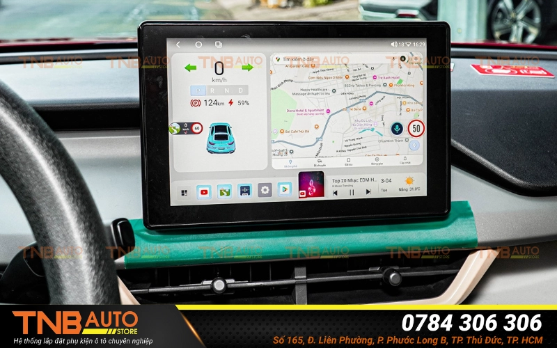 MHU Android VF3 Bravigo nâng cấp từ màn zin, tương thích hoàn hảo 18 Màn hình Bravigo MHU android cho Vinfast VF3 cũng được trang bị hệ thống dẫn đường GPS thông minh