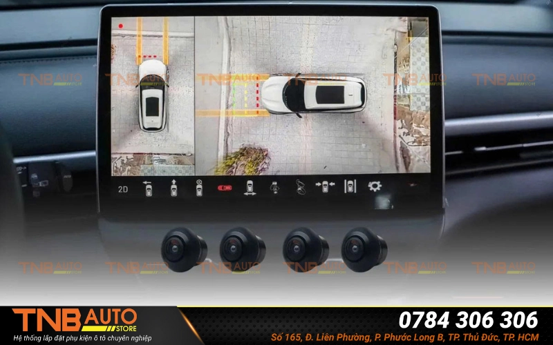 MHU Android VF3 Bravigo nâng cấp từ màn zin, tương thích hoàn hảo 17 MHU Android VF3 của Bravigo còn tích hợp camera lùi và tùy chọn camera 360 độ