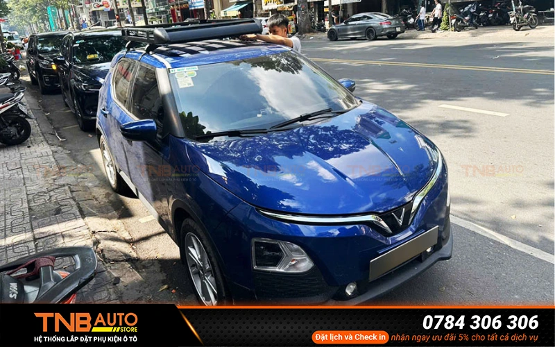 Lợi ích nổi bật khi lắp baga nóc VF5