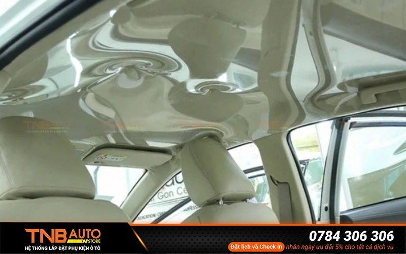 Bọc trần Limo Green cao cấp, sang trọng 19 Bọc trần nilon VinFast Limo Green