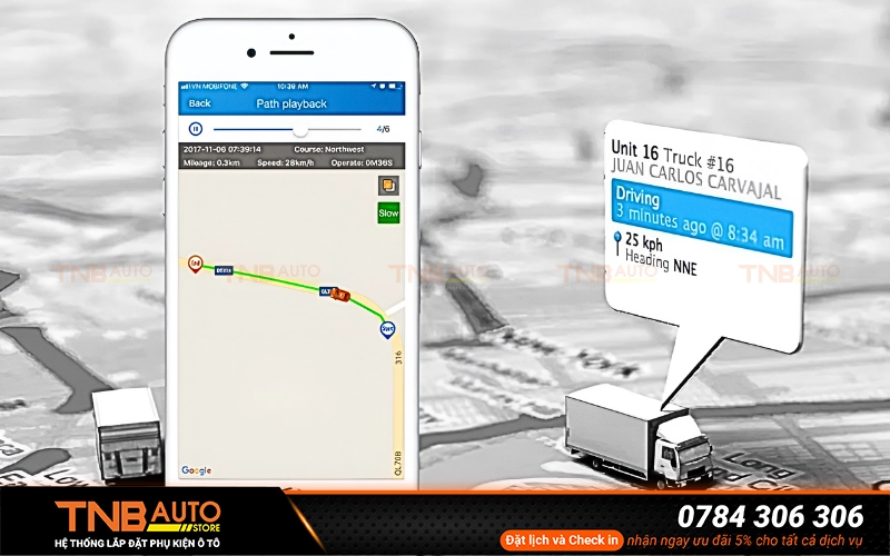 Cam hành trình Navicom J800S chuẩn nghị định 10 được tích hợp module GPS chuyên dụng