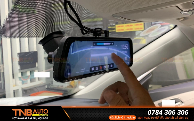 Camera gương điện tử Limo Green trước sau, cảnh báo ADAS 16 Hình ảnh sắc nét nhờ cảm biến Sony IMX – Quan sát rõ cả ngày lẫn đêm