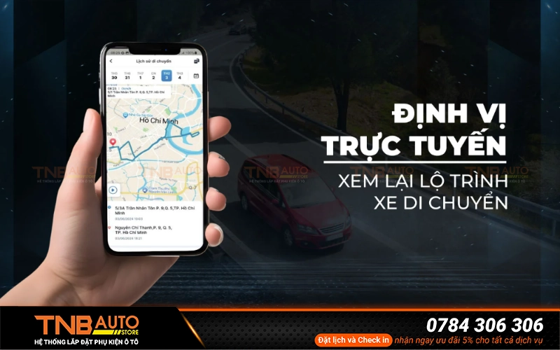 Camera VIETMAP VM300 tích hợp hệ thống định vị vệ tinh GPS cho phép xem lịch sử di chuyển trong 7 ngày, theo theo vị trí theo thời gian thực 