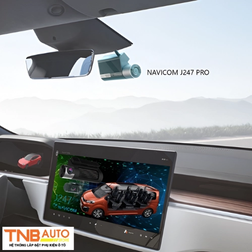 Camera hành trình trước sau Navicom J247Pro 2K xem trực tuyến 2