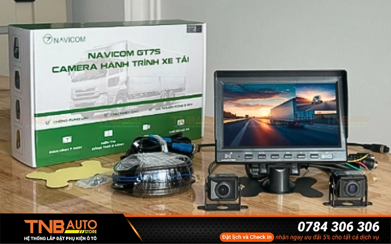 Hệ thống TNB Auto - Đơn vị lắp đặt camera hành trình xe tải Navicom GT7s chất lượng và uy tín tại TP. HCM