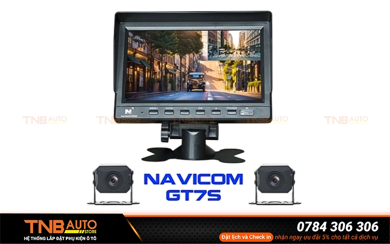 Camera hành trình xe tải Navicom GT7S được thiết kế chuyên biệt cho xe tải, xe kinh doanh vận tải và các phương tiện cần giám sát liên tục