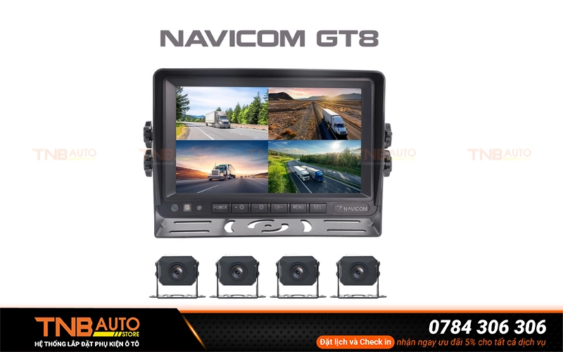 Quy trình lắp camera hành trình xe tải Navicom GT8 đúng chuẩn kỹ thuật tại TNB Auto