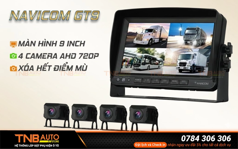 Tính năng nổi bật của camera hành trình xe tải Navicom GT9