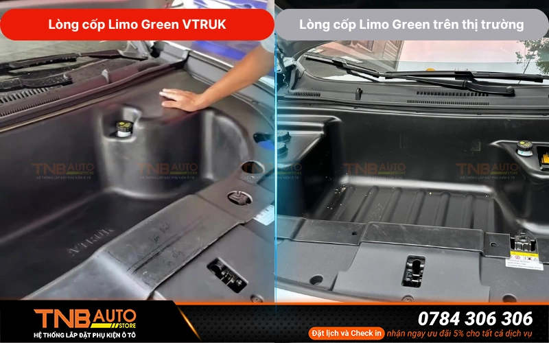 So sánh cốp trước Vinfast Limo Green VTRUK và các loại cốp trước khác trên thị trường