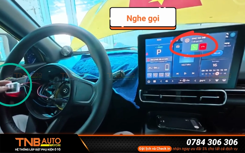 Lắp cụm phím vô lăng Vinfast Limo Green cắm giắc chuẩn zin 20 Có thể nhấn nghe/gọi trực tiếp trên cụm phím vô lăng VinFast Limo Green