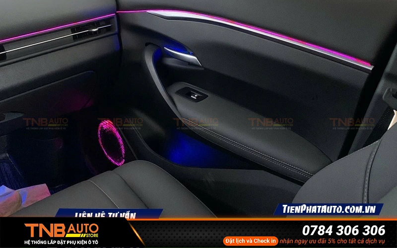 Led nội thất Limo Green hiệu ứng độc đáo, cực hút mắt 16 Các vị trí thường được lắp led nội thất Limo Green