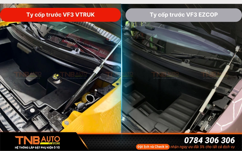 So sánh cốp trước VF3 EZCop và VTRUK chi tiết  1 So sánh cốp trước VF3 EZCOP và VTRUK chi tiết