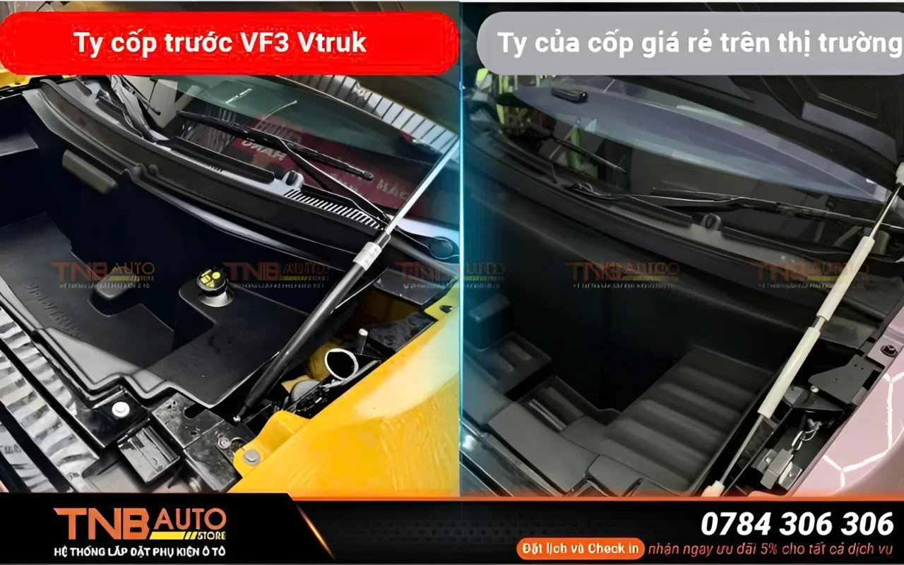 So sánh cốp trước VF3 VTRUK và cốp trước giá rẻ trên thị trường 2 So sánh cốp trước VF3 và cốp trước giá rẻ trên thị trường chi tiết