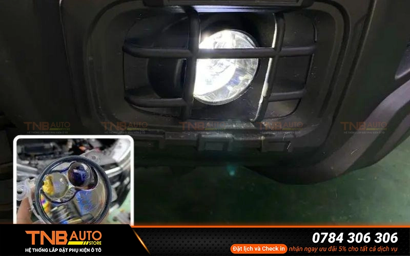 Đèn bi gầm tăng sáng cho Suzuki Jimny