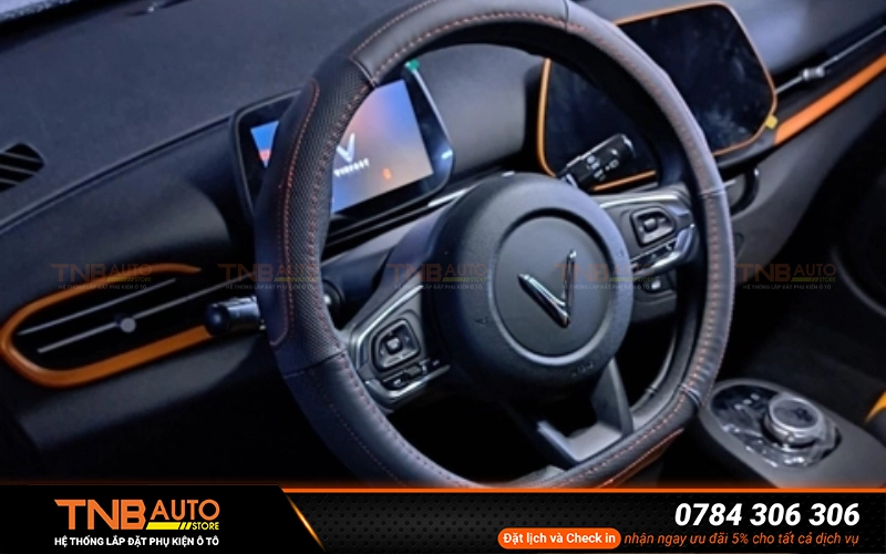 Lựa chọn chất liệu bọc vô lăng VF6 là yếu tố rất quan trọng