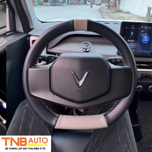 Bọc vô lăng Vinfast Limo Green đẹp thiết kế theo yêu cầu 1