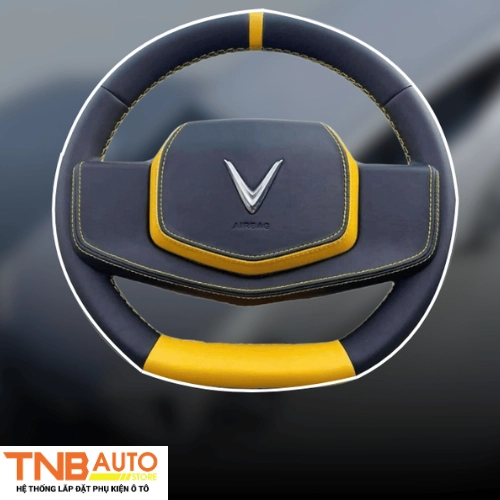Bọc vô lăng Vinfast Limo Green đẹp, thiết kế theo yêu cầu 5 Bọc vô lăng Vinfast Limo Green đẹp thiết kế theo yêu cầu 2
