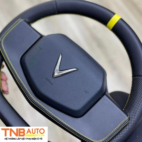 Bọc vô lăng Vinfast Limo Green đẹp, thiết kế theo yêu cầu 7 Bọc vô lăng Vinfast Limo Green đẹp thiết kế theo yêu cầu 4