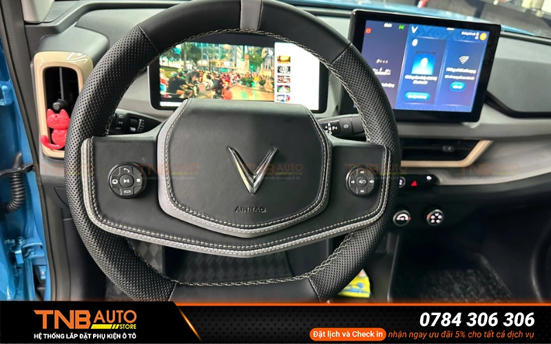 Bọc vô lăng Vinfast Limo Green đẹp, thiết kế theo yêu cầu 12 Tác dụng của bọc vô lăng Vinfast Limo Green