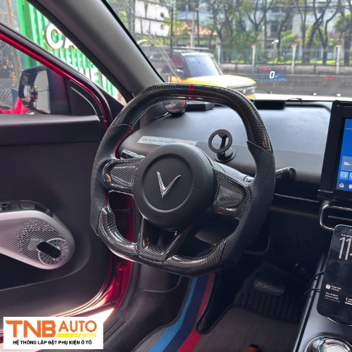 Bọc vô lăng Vinfast Limo Green đẹp thiết kế theo yêu cầu 8