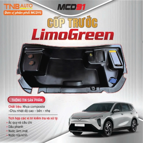 Cốp trước Vinfast Limo Green MCD91 rộng rãi siêu bền 1