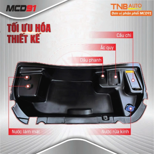 Cốp trước Vinfast Limo Green MCD91 rộng rãi, siêu bền 3 Cốp trước Vinfast Limo Green MCD91 rộng rãi siêu bền 3