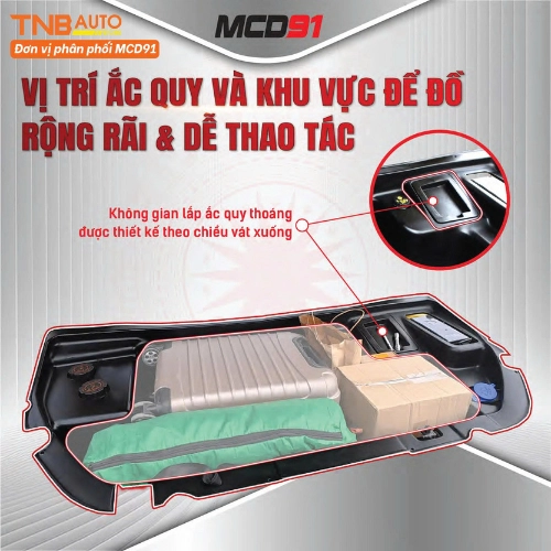 Cốp trước Vinfast Limo Green MCD91 rộng rãi, siêu bền 4 Cốp trước Vinfast Limo Green MCD91 rộng rãi siêu bền 4