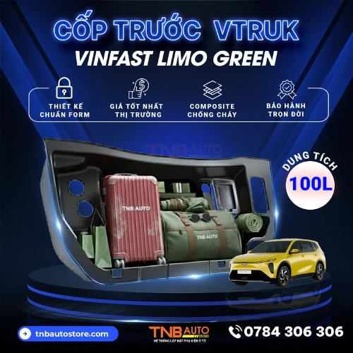 Cốp trước Vinfast Limo Green VTRUK giá tốt, tăng không gian chứa đồ 22