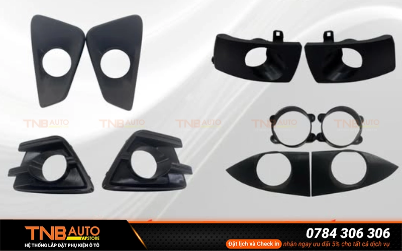 Các loại mặt dưỡng đèn gầm ô tô có trên thị trường hiện nay