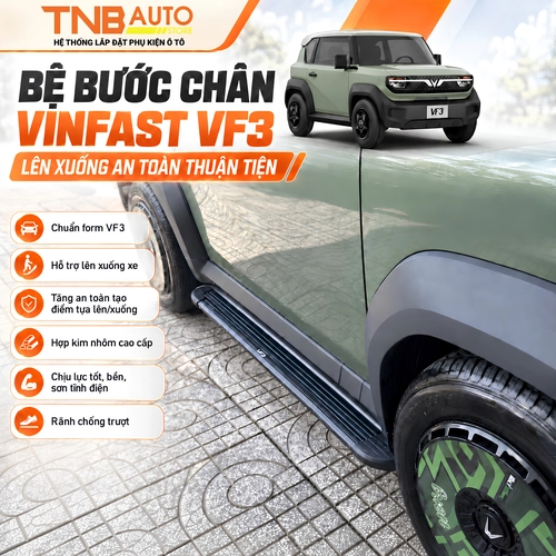 Lắp bệ bước chân Vinfast VF3 1