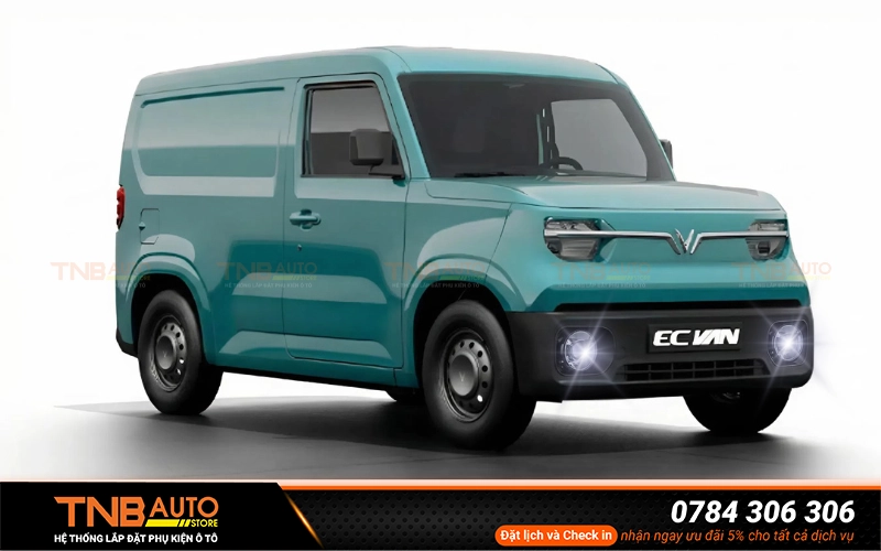 Lắp đèn bi gầm cho xe VinFast EC Van tăng sáng vượt trội khi chạy đêm ở những cung đường thiếu đèn 