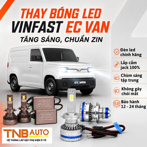 Thay bóng led VinFast EC Van 10