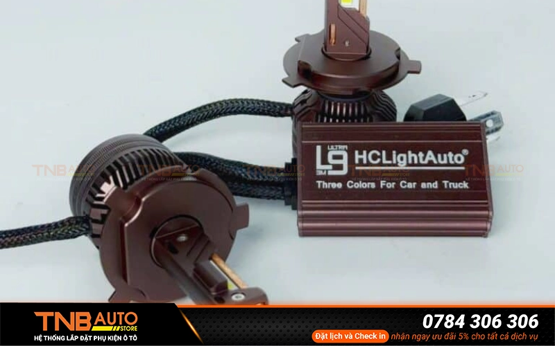 Thay bóng led VinFast EC Van tăng sáng, chuẩn zin 9 Bóng LED HCL L9 Ultra cho VinFast EC Van