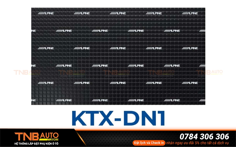 Dán cách âm ô tô Alpine hiệu quả đạt 95% | Bảng giá ưu đãi 5 Vật liệu chống rung Alpine KTX-DN1