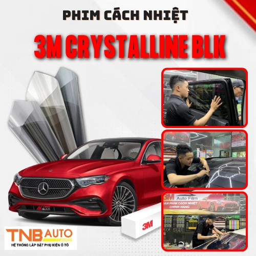 Dán phim cách nhiệt 3M Crystalline BLK chính hãng 7