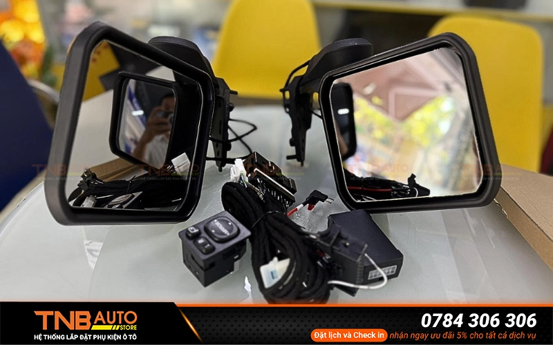 Gập gương điện Vinfast EC Van giá tốt - Đóng/mở tự động 12 Cấu tạo cơ bản của bộ gập gương điện VinFast EC Van