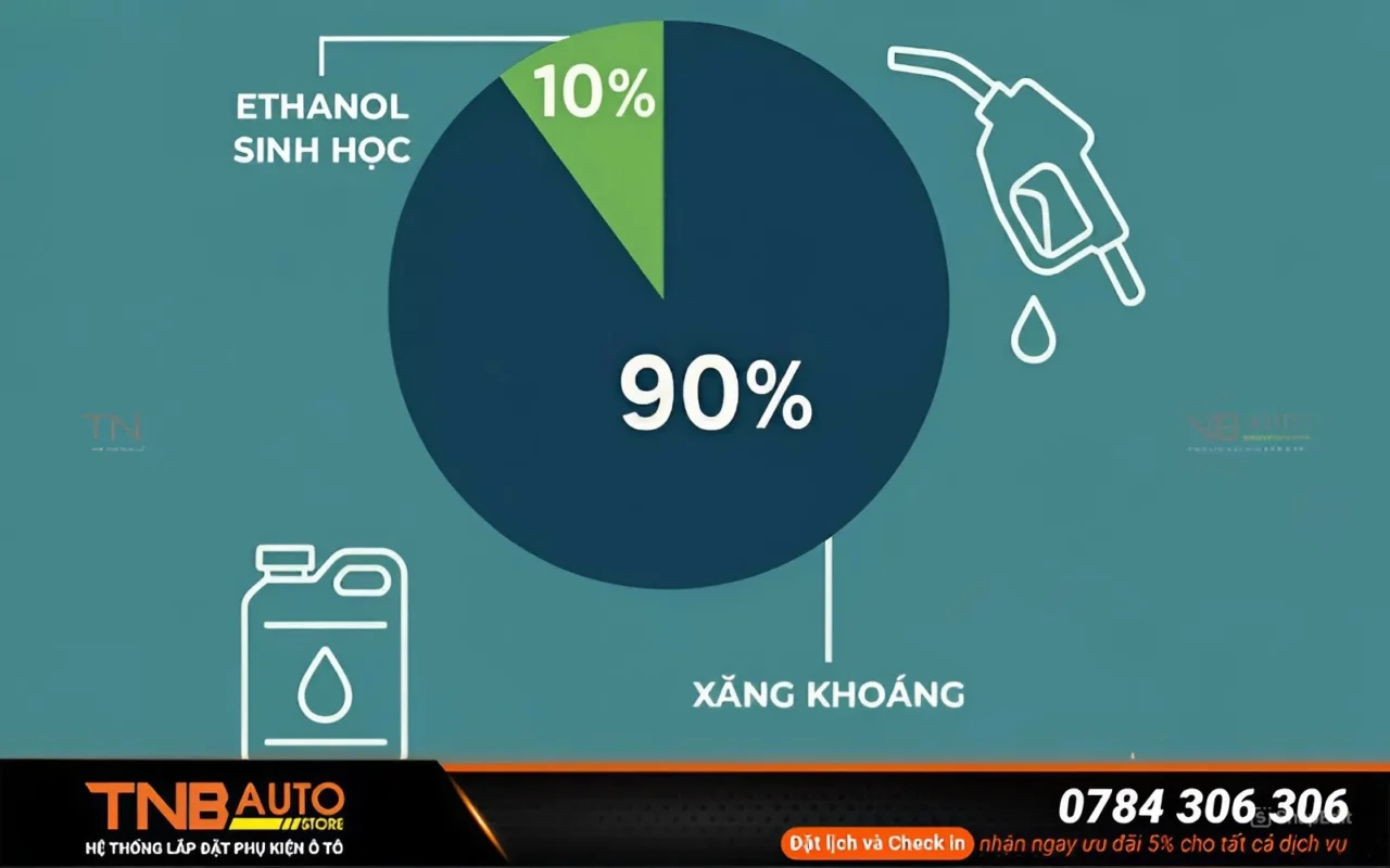 Xăng E10 là loại xăng sinh học được sản xuất từ nguyên liệu tái tạo như mía, sắn hoặc ngô