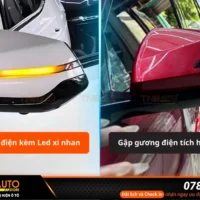So sánh nhanh gập gương điện cho VinFast Limo Green