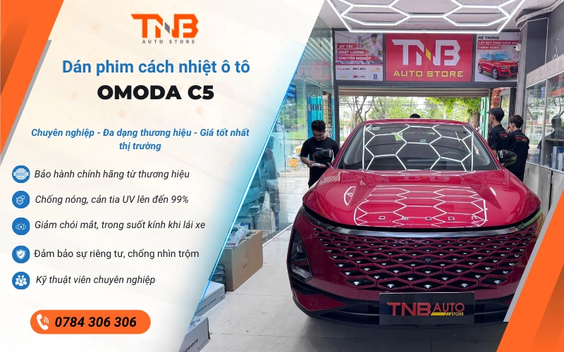 Lợi ích khi dán phim cách nhiệt cho xe Omoda C5 
