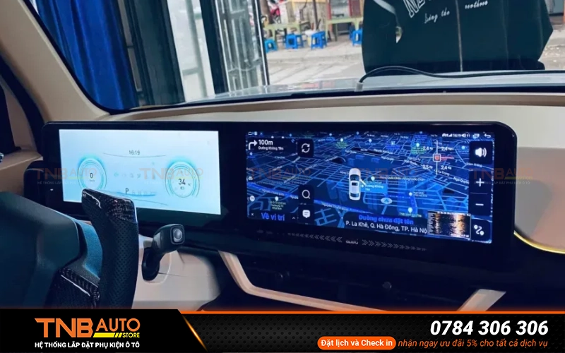 Độ màn hình dài cho VF3 rất được quan tâm nhờ giao diện hiện đại, hiển thị đa chức năng và trải nghiệm trực quan hơn khi lái xe
