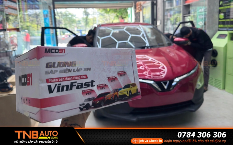 Chủ xe VF5 nên ưu tiên các bộ gập gương có khung vỏ chắc chắn, vật liệu cứng cáp, cơ cấu cơ khí hoàn thiện tốt