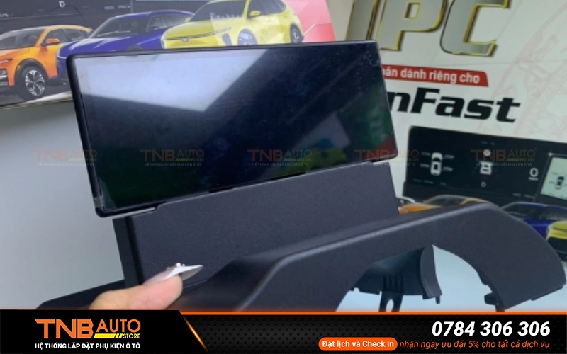 Hệ thống TNB Auto là địa chỉ lắp màn hình sau vô lăng Vinfast VF3 uy tín và chất lượng tại khu vực TP.HCM