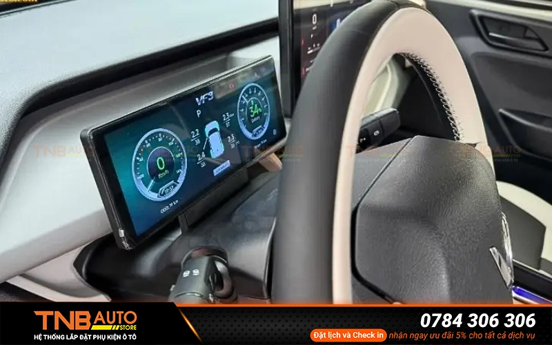 Những lưu ý quan trọng để hạn chế lỗi khi lắp màn hình sau vô lăng VinFast VF3