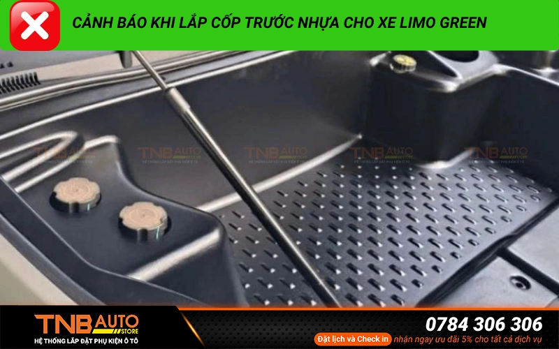 Cảnh báo lắp cốp trước nhựa cho Limo Green gây hại động cơ