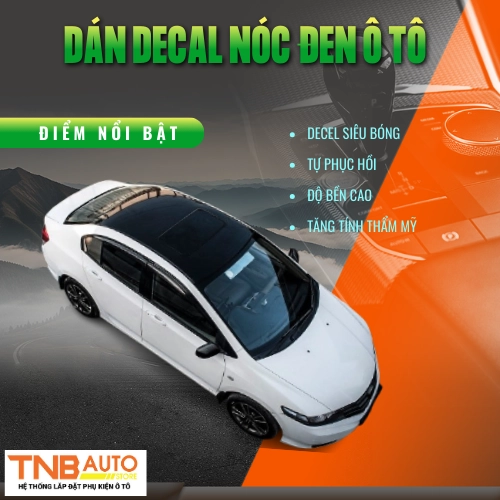Dán nóc ô tô đen siêu bóng, Decal 3 lớp Panorama Cực đẹp6