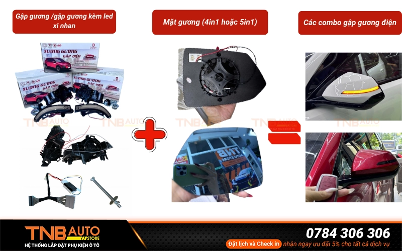 Đánh giá combo gập gương điện cho Vinfast Limo Green