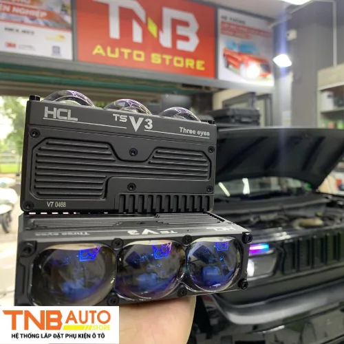 Độ đèn bi gầm ô tô 2